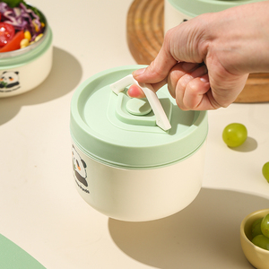 Bình giữ nhiệt thức ăn nóng di động cho trẻ em, hộp đựng súp chân không, hộp đựng thức ăn bằng thép không gỉ 304, kèm túi giữ nhiệt - Product Image 4