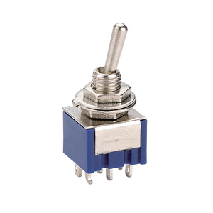 Interrupteur à bascule 3 voies 6 broches 3A 12V / Interrupteur à bascule momentané 3 positions / Mini interrupteur à bascule DPDT marche-arrêt-marche - Product Image 1