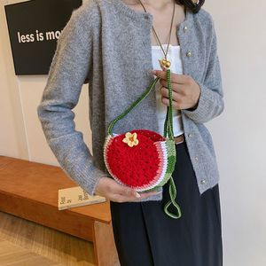Vente en gros d'artisanat traditionnel patrimoine culturel immatériel embrayages tissés à la main pour femmes aspect tissé de fruits de pastèque <span class=keywords><strong>sac</strong></span> fini - Product Image 3