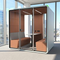 Cabine d'isolement temporaire insonorisée pour bibliothèque, école, inspection, pièce séparée