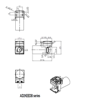 Pompe à vide CC sans huile EPDM, mini-pompe portable intelligente personnalisée, pompe à air à micro-diaphragme OEM pour laboratoire, basse pression