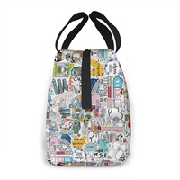 Boîte à déjeuner isotherme pour infirmières, médecin et infirmière, sac à Lunch, pour femmes, imprimé, boîte à Bento chaude pour enfants, boîte à déjeuner pour l'école