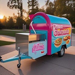 Remolque Redondo Personalizado para Venta de Helados y Snacks, Camión de Comida para Patatas Asadas, Carrito de Hot Dogs - Product Image 5