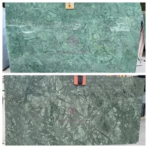 Losa de mármol atemporal de lujo Verde Affai de origen indio pulido de 20mm para encimera de cocina elegante superficies de tocador de baño - Product Image 1
