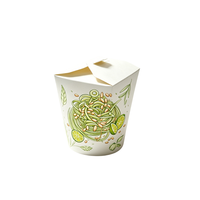 Boîte à emporter jetable en papier kraft biodégradable, écologique, résistante à la graisse, de qualité alimentaire, personnalisée, durable et brillante