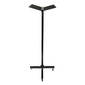 Support de corde à sauter sur pied, cordon de saut, présentoir, équipement de gym à domicile, support de rangement, chariot de corde à sauter portable Champion Sports - Product Image 6