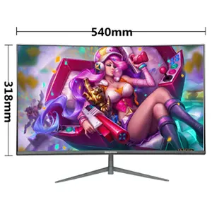 Monitor de jogos LED de 24 polegadas OEM fabricante com 144 Hz 165 Hz e 1 ms tipo painel MVA