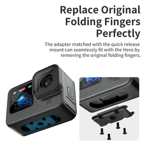 Kit de dégagement rapide magnétique à haute compatibilité pour <span class=keywords><strong>GoPro</strong></span> Hero13/12/11/10/9/<span class=keywords><strong>MAX</strong></span> <span class=keywords><strong>accessoires</strong></span> de caméra de Sport - Product Image 3