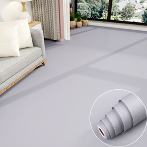 Pegatina de PVC Gruesa de Color Sólido para Piso, Antideslizante, para Dormitorio, Sala de Estar, Residencia Universitaria, Renovación del Hogar - Product Image 1