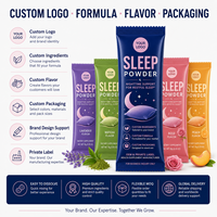 Poudre pour le sommeil en sachets individuels – Soutien nocturne pour un sommeil réparateur – Formule personnalisée – Marque privée OEM ODM – Complément alimentaire