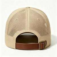 Sangle de chapeau réglable en cuir véritable écologique personnalisée avec boucle ardillon pour casquettes Snapback, accessoires vestimentaires, vente en gros, OEM, faible MOQ