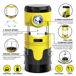 Recargable 10000mAh impermeable LED Camping luz de trabajo multifuncional plegable huracán linterna de emergencia - Product Image 2