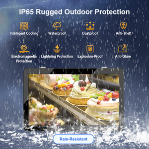 Pantalla Comercial LCD Impermeable de 2000 Nits, Estilo 2026, con Android 11 para Publicidad en Estaciones de Autobús - Product Image 4