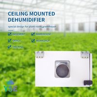 Déshumidificateur de plafond Grow avec capacité de 225 pintes/24h, fonctionnement silencieux contrôlé par application, 220V