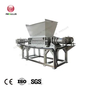 CE Certification Double Shaft Blade Shredder for Waste plastic recycling