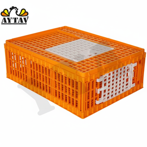New Side Doors Coop Chicken Transport PE Cages 10-14 Capacity -20C +80C All Seasons AYTAV 6.6kg 77x57x27cm 1 Year - Product Image 2