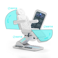 Luxe Thai Dos Headspa Portable 4 Moteurs Électrique Chauffé Réglable Ascenseur Grand Lit De Tables De Massage Avec Trou