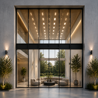 Système de mur-rideau en aluminium architectural ALUFRONT avec dimensions personnalisées pour les tours résidentielles et les façades commerciales