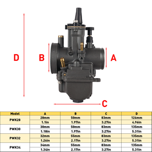 <span class=keywords><strong>Carburador</strong></span> de Aluminio de Carreras OEM Nuevo de Alta Calidad de 28-34 mm para Yamaha, Kawasaki, para Motocicletas de 125 cc a 350 cc - Product Image 6