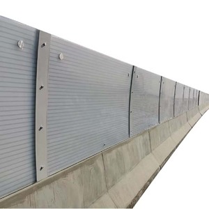 Construction d'autoroutes Réduction du bruit extérieur Barrière acoustique Clôture Mur insonorisé Feuille <span class=keywords><strong>de</strong></span> barrière acoustique en aluminium <span class=keywords><strong>de</strong></span> haute qualité - Product Image 1