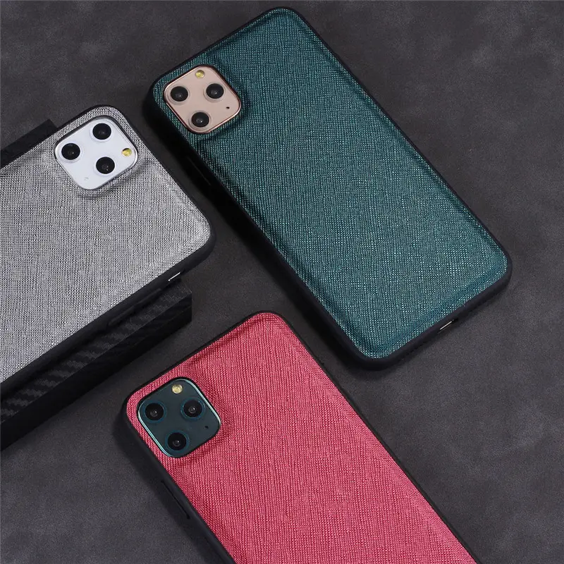 For iphone 11 saffiano leather embossed mobile cell phone case, for iphone cases saffiano finished leather