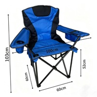 Chaise pliante d'extérieur moderne, portable, confortable, épaisse, durable, avec sac isotherme, pour jardin, parc, camping, pêche, plage, détente, voyage