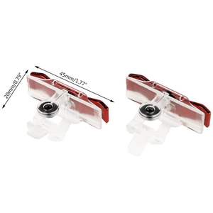 Controlador de botón de fuego y Joystick para juego de teléfono móvil E9, agarre de juego de supervivencia, gatillos R1L1 para cuchillos Out/PUBG/Rules - Product Image 3