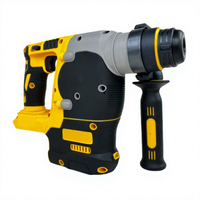 Perceuse à percussion électrique portable DW 20V, durable, rechargeable, poignée antidérapante, perforation efficace, perceuse à percussion électrique jaune