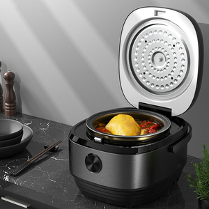 Cuisinière à riz électrique grande capacité 5L, multifonction intelligente, en acier inoxydable, automatique, antiadhésive, numérique, pour usage commercial - Product Image 3