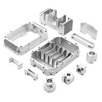 Boîtier de protection en aluminium pour module électronique de cabine automobile usiné CNC de haute précision, pièces de quincaillerie de précision