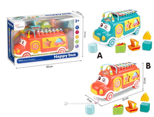 ของเล่นดนตรีรูปม้า พร้อมไฟและเสียงเพลง สำหรับเด็กเล็ก เปียโน ไซโลโฟน - Product Image 4