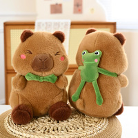 Boneka Hewan Lucu Kartun Katak Kecil Capybara Boneka Plush Grosir Mesin Cakar Mesin Koin Arcade