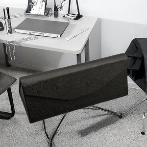 2026 HY Étui à lunettes pliable carré semi-rigide tendance, personnalisable avec logo, en PU, impression gratuite, haute qualité, promotion spéciale - Product Image 3