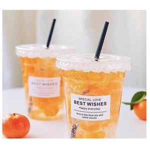 Gobelet en plastique jetable transparent de 5 oz en PP, gobelet en plastique bon marché avec impression de logo, gobelet à boisson froide en PET avec couvercle - Product Image 4