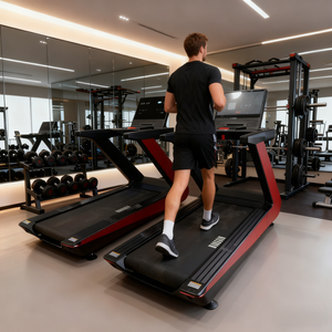 <span class=keywords><strong>Caminadora</strong></span> Eléctrica Comercial DETI <span class=keywords><strong>con</strong></span> Pantalla LCD, Velocidad y Inclinación Ajustables, Multifuncional, Apta para Gimnasio y Uso Comercial - Product Image 2