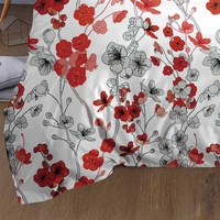 Parure de lit en microfibre, ensemble de literie personnalisé de luxe, nouveaux design, avec drap imprimé, housse de couette