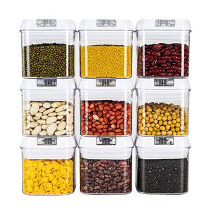 Recipientes Herméticos de Plástico Transparente para Almacenamiento de Alimentos en <span class=keywords><strong>la</strong></span> Cocina - Product Image 6