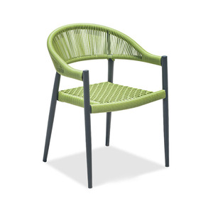 <span class=keywords><strong>Chaise</strong></span> de salle à manger en corde <span class=keywords><strong>tressée</strong></span> pour jardin, mobilier de plein air de style nordique, bistro, restaurant, bar à domicile - Product Image 5
