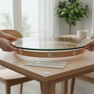 Patins antidérapants autocollants en caoutchouc transparent de 22 mm pour protéger les meubles et les tables en verre - Product Image 4