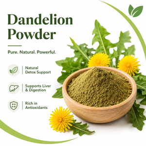 Poudre naturelle de racine et de feuilles de pissenlit — Tisane aux herbes pour le soutien du foie, la digestion et la purification du corps - Product Image 3