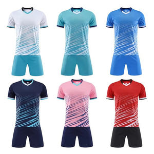 Camisetas de Fútbol Personalizadas Unisex de Malla, Venta al por Mayor, Impresión Digital, Transpirables, Tallas Grandes, Conjuntos Deportivos Estampados de Alto Rendimiento - Product Image 1