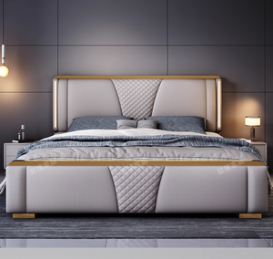 Khung giường cỡ <span class=keywords><strong>King</strong></span> có ngăn chứa đồ, giường Queen, nội thất phòng ngủ - Product Image 2