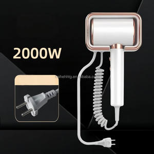 Secador de Pelo Eléctrico de Pared de Plástico de 2000W, Motor DC de Alta Velocidad, 2 Velocidades, Compacto, 1 Año de Garantía, para Hogar, Hotel y Viajes - Product Image 5
