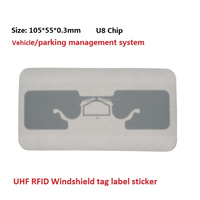 Lecteur RFID UHF longue portée intégré 8-15m, antenne 12dBi, IP65, TCP/IP, WG26, interface RS232/485 pour la gestion des véhicules de stationnement