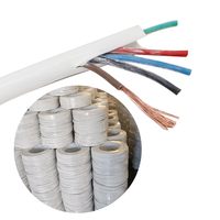 Rvv kabel daya 2 3 Core 0.5mm 0.75mm 1.0mm 1.5mm 2.5mm Pvc kawat terisolasi kabel fleksibel
