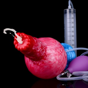 NNSX Huge Knot Squirting-Inflatable <b>Dildo</b> with Strong Sucker Silicone Inflat Anal Plug Trainer Beginner Sex Toys for Women Men - Product Image 4