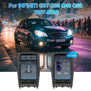 Unidad Principal de Audio y Video con Navegación Android para Automóvil Navihua, Estilo Tesla para Infiniti G37 G35 Q40 Q60 2007-2015, Reproductor de DVD, Radio Estéreo - Product Image 4