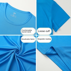 Maglietta da palestra con logo stampato in bianco da uomo Fitness Workout Tee muscle fit - Product Image 3