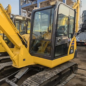 Une bonne performance 5 tonnes 6 tonnes d'excavatrice Komatsu PC56 utilisée à bas prix à vendre Excavatrice sur chenilles Excavatrice d'occasion PC56-7 Komatsu - Product Image 5