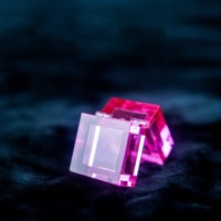 Mini boîte à blush en plastique vide contenant de poudre de fard à paupières carré étui à baume à lèvres transparent avec grossiste